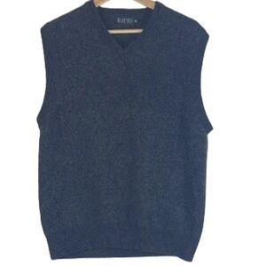 BLARNEY WOOLEN MILLS‎ 100% LAMBSWOOL GRAY MEN'S KNIT VEST SIZE XL